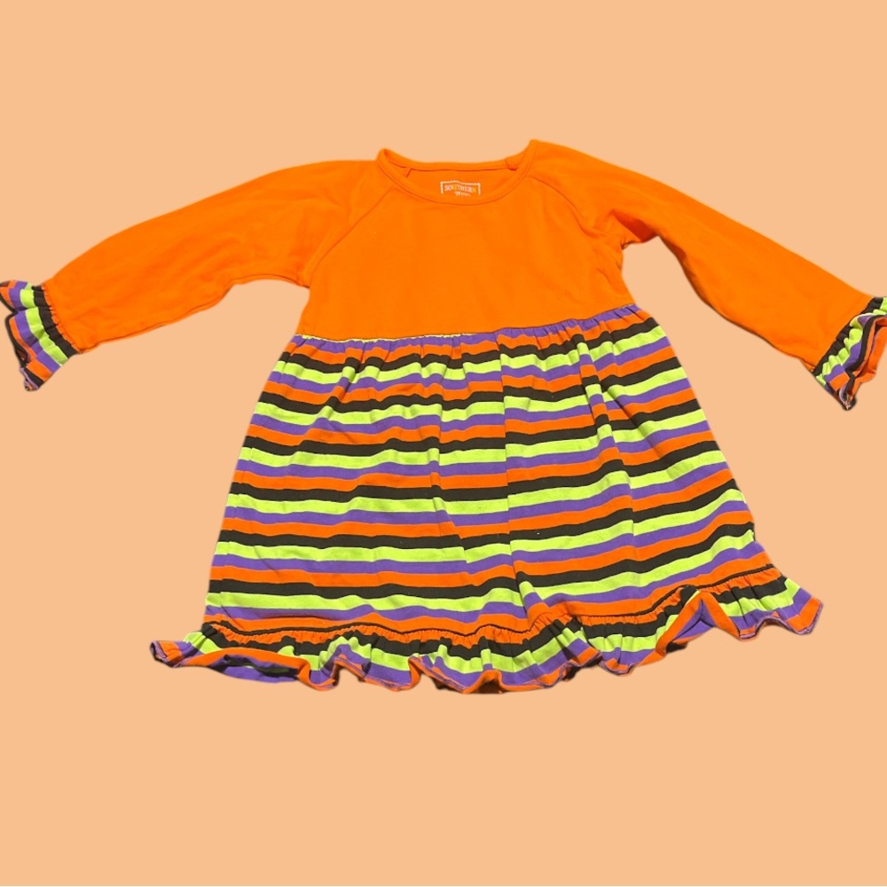 Southern Tot Neon Dress-Size 6